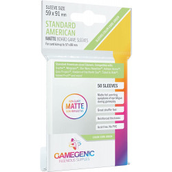 FUNDA GG MATTE STANDARD USA 59x91mm PACK 50