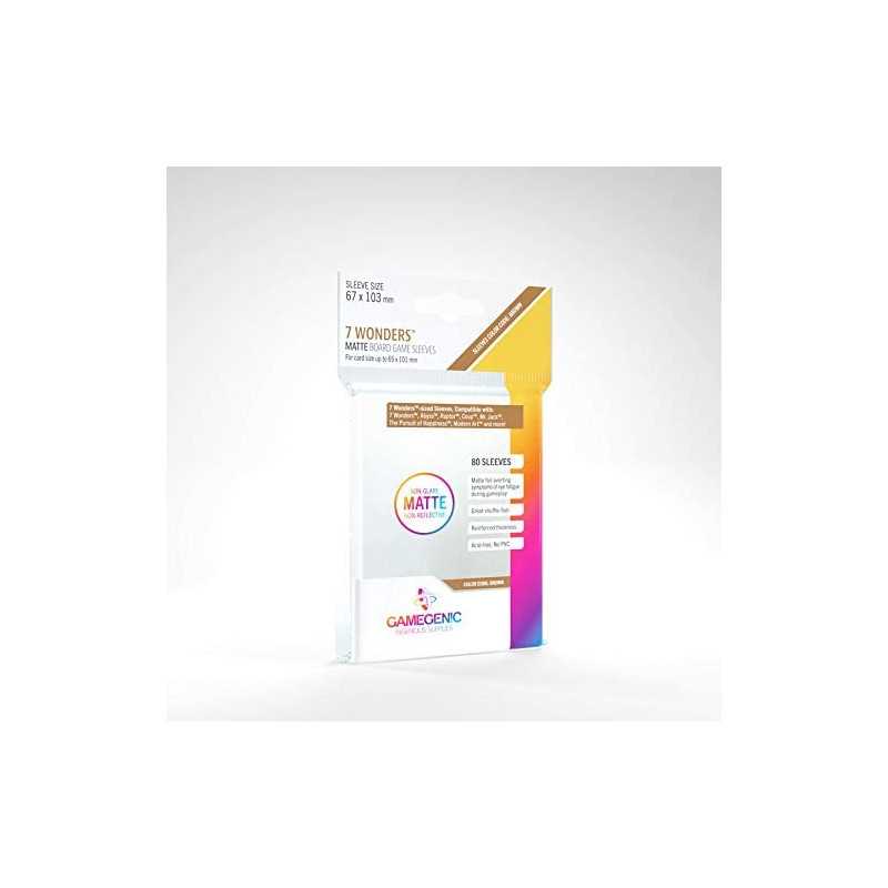 FUNDA GG MATTE 7 WONDERS 67x103mm PACK 80