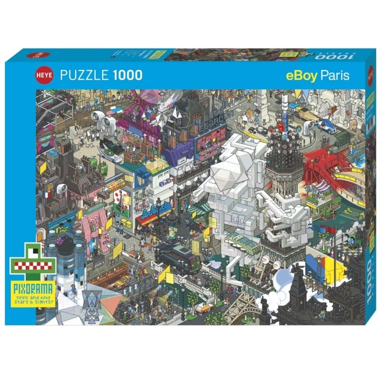 Puzzle 1000 pzs. eBoy, Paris Quest