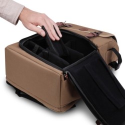 MOCHILA PORTADORA DE JUEGOS DE CARTAS COLOR CAFE