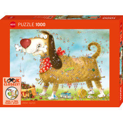 Puzzle 1000 pzs. Look Closely!, At The Dog