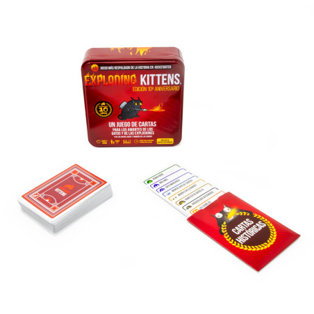 EXPLODING KITTENS EDICION 10 ANIVERSARIO