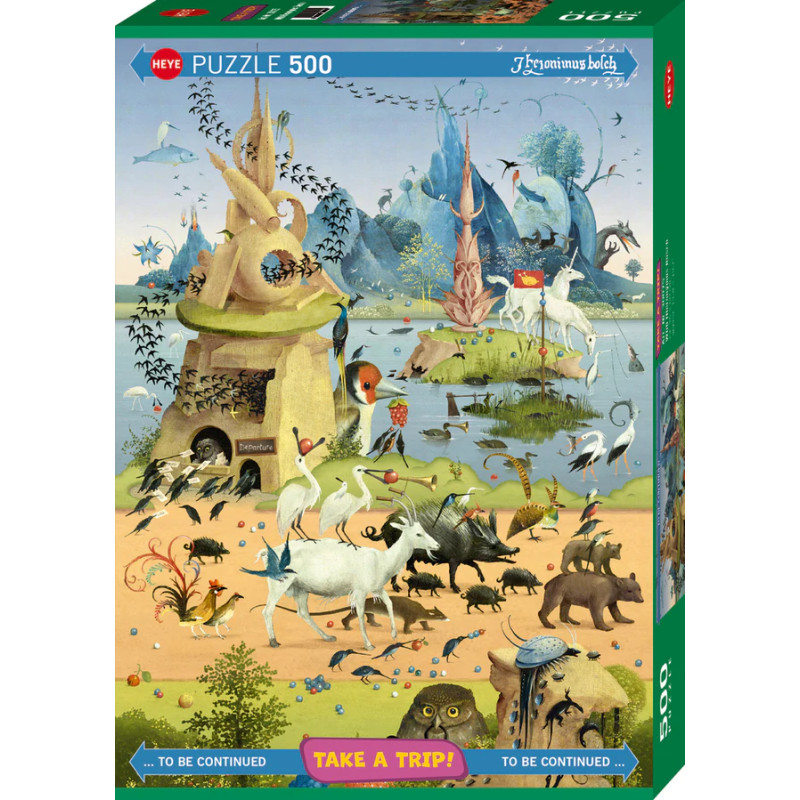 Puzzle 500 pzs. Take a Trip! With Hieronymus Bosch