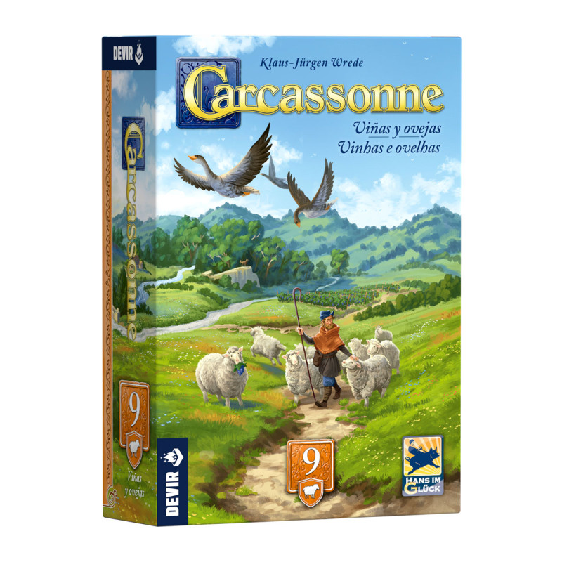 CARCASSONNE EXP9: VIÑAS Y OVEJAS