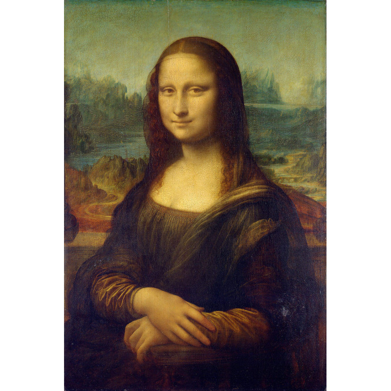 KIT PAINT BY NUMBERS LA GIOCONDA 40X50