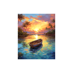 KIT PAINT BY NUMBERS PAZ FLOTANTE 40X50