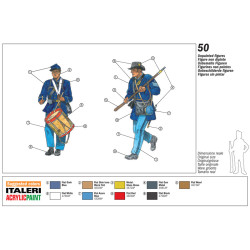 MODELO 1:72 AMERICAN CIV.WAR: UNION INFANTRY