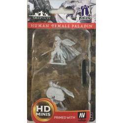 MINIATURAS PATHFINDER: HUMAN FEMALE PALADIN