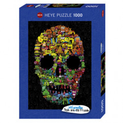 Puzzle 1000 pzs. BURGERMAN, Doodle Skull
