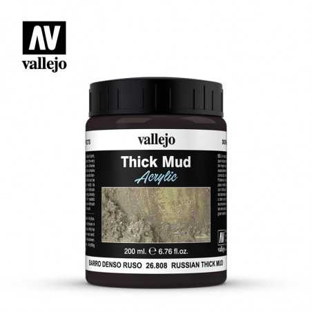 DE Texturas de barro 200ml, Barro ruso denso