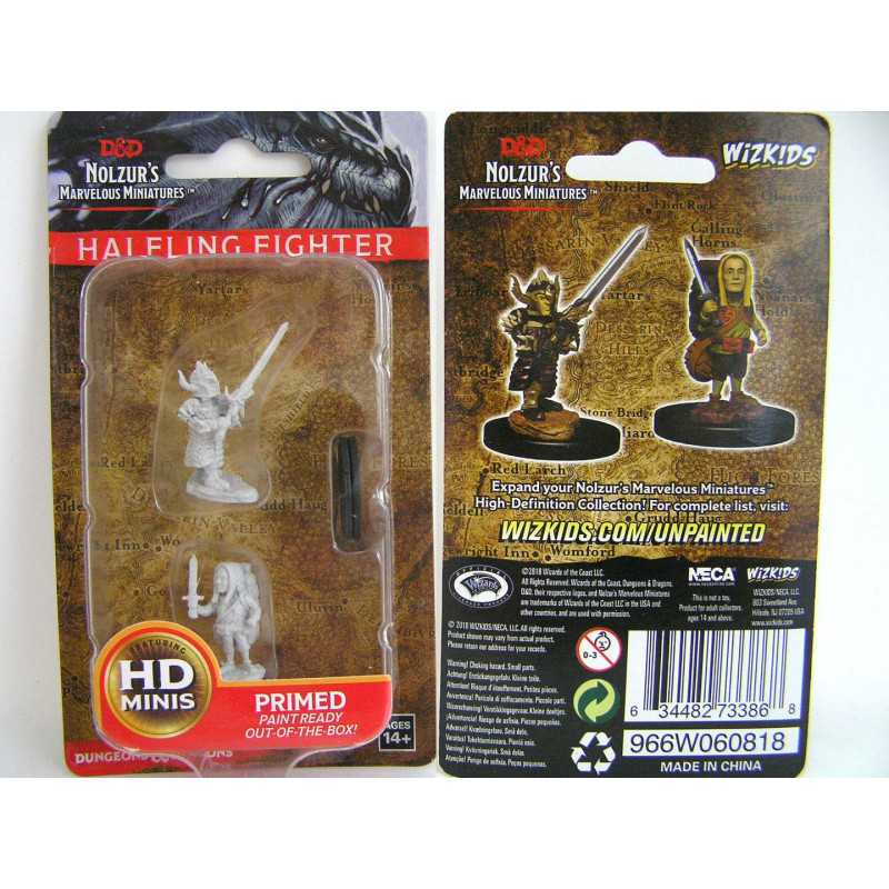 MINIATURAS D&D: FEMALE HALFLING FIGHTER