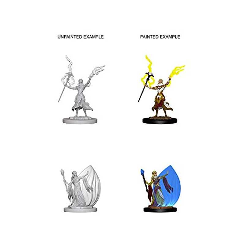 MINIATURAS D&D: ELF FEMALE WIZARD